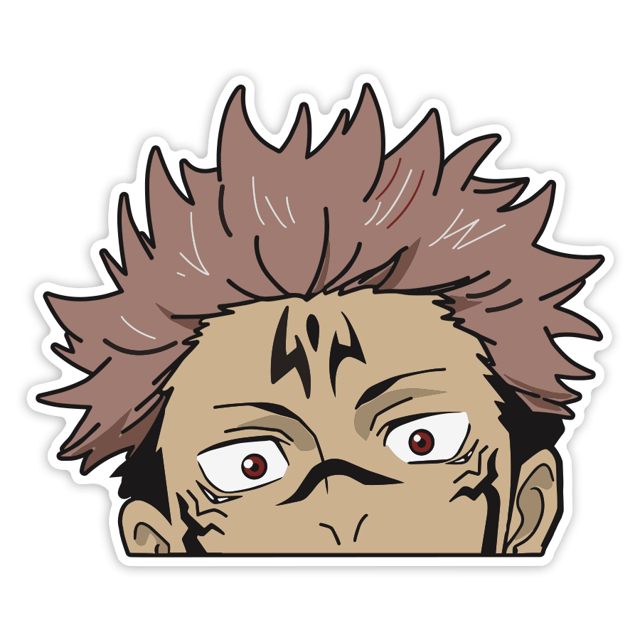 Adesivi per Auto e Moto: Jujutsu Kaisen Sukuna Volto
