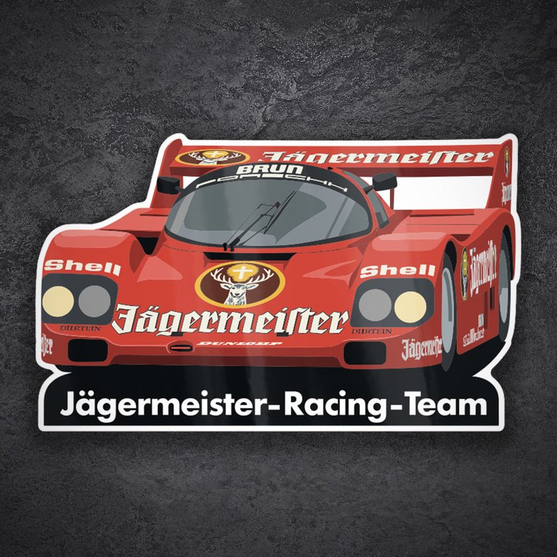 Adesivi per Auto e Moto: Jägermeister Racing Team