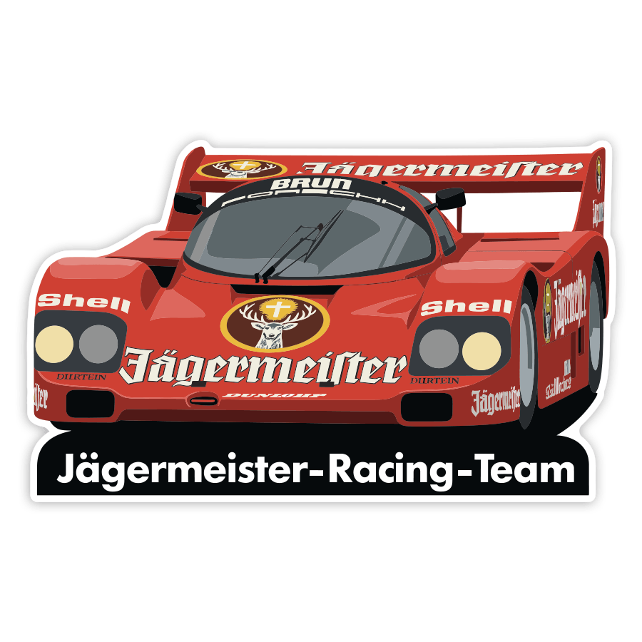 Adesivi per Auto e Moto: Jägermeister Racing Team