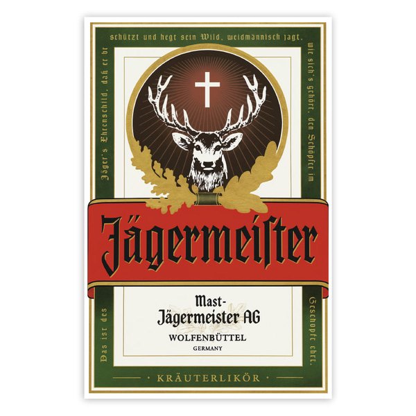 Adesivi per Auto e Moto: Etichetta Classica Jägermeister
