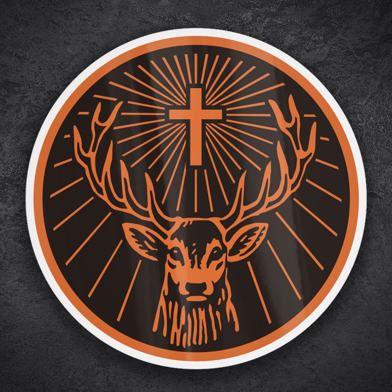 Adesivi per Auto e Moto: Emblema Classico Jägermeister