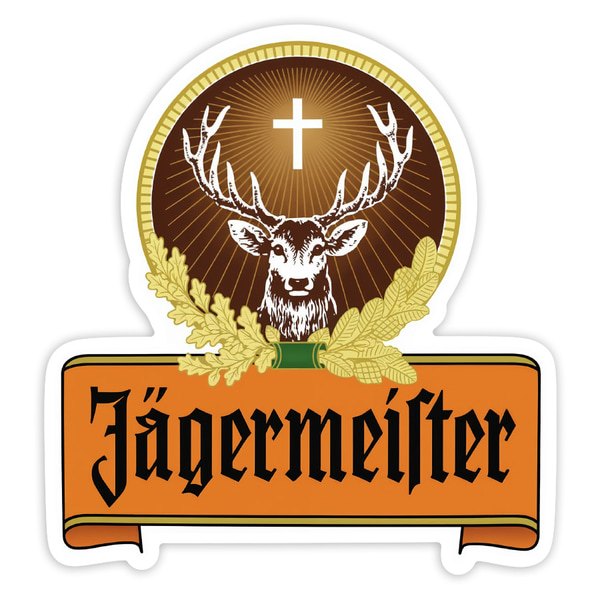 Adesivi per Auto e Moto: Logo Retrò Jägermeister