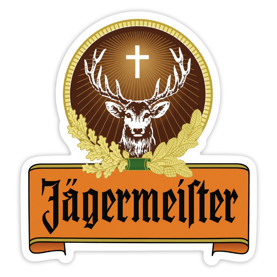 Adesivi per Auto e Moto: Logo Retrò Jägermeister