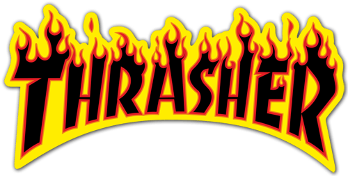 Adesivi per Auto e Moto: Thrasher fuoco