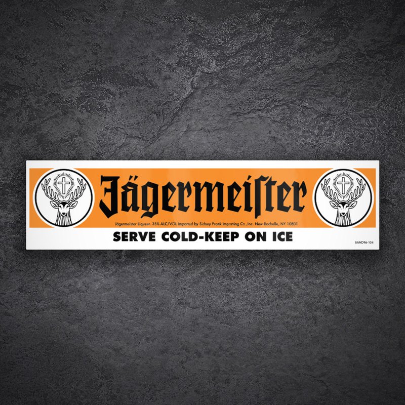 Adesivi per Auto e Moto: Jägermeister Serve Cold Ice