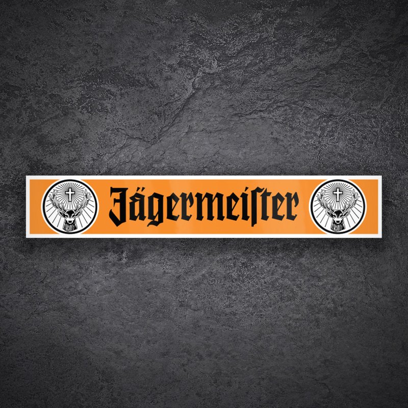 Adesivi per Auto e Moto: Loghi Arancioni Jägermeister
