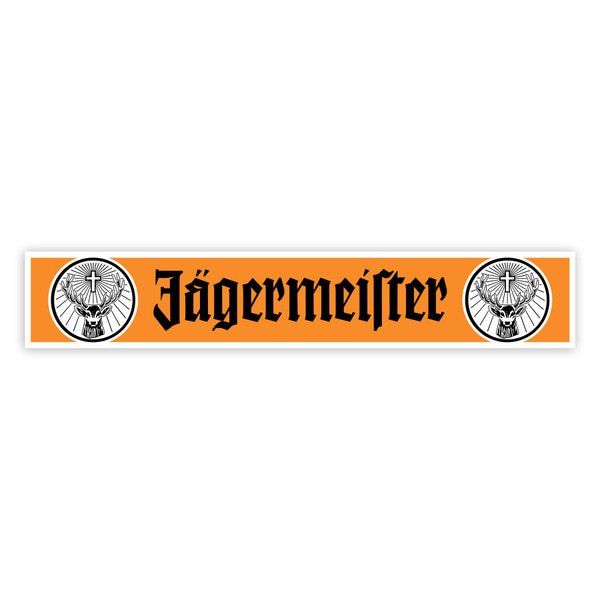 Adesivi per Auto e Moto: Loghi Arancioni Jägermeister