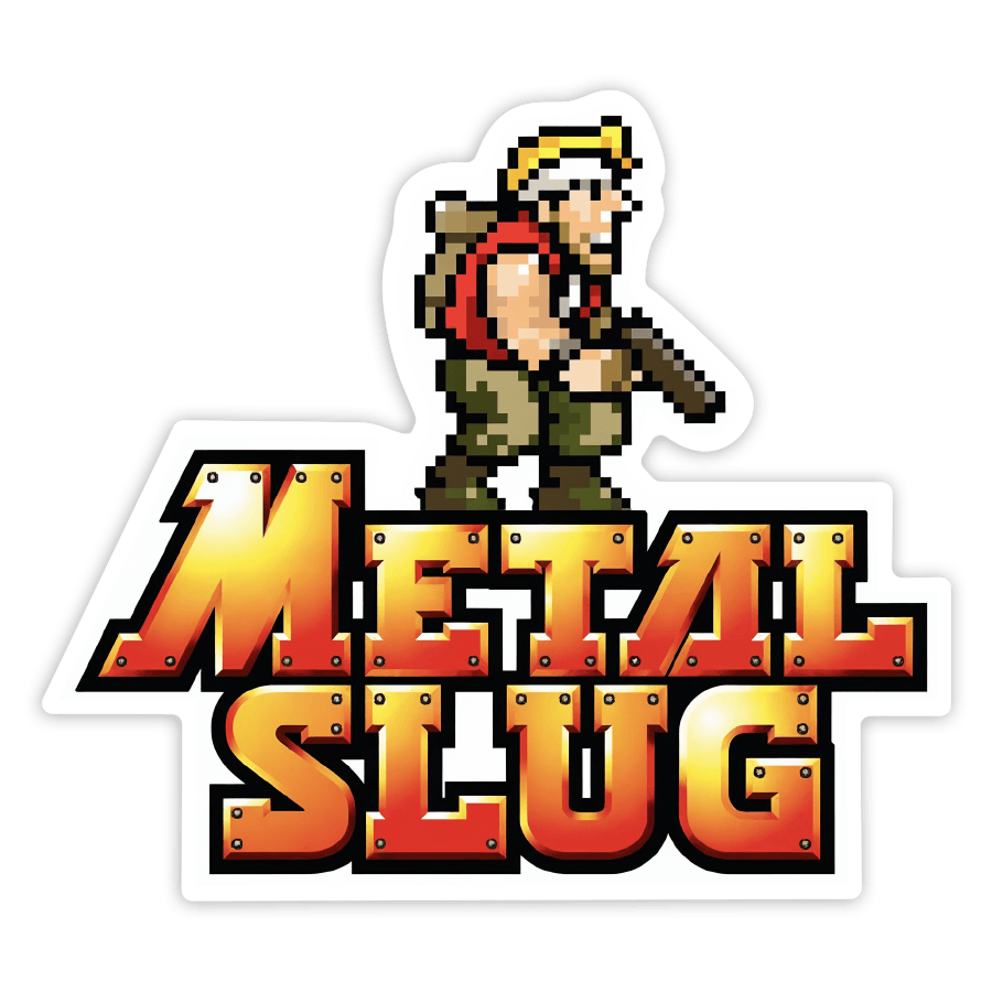 Adesivi per Auto e Moto: Metal Slug Pixel Retrò