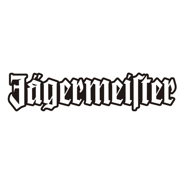 Adesivi per Auto e Moto: Logo Taglio Doppio Jägermeister