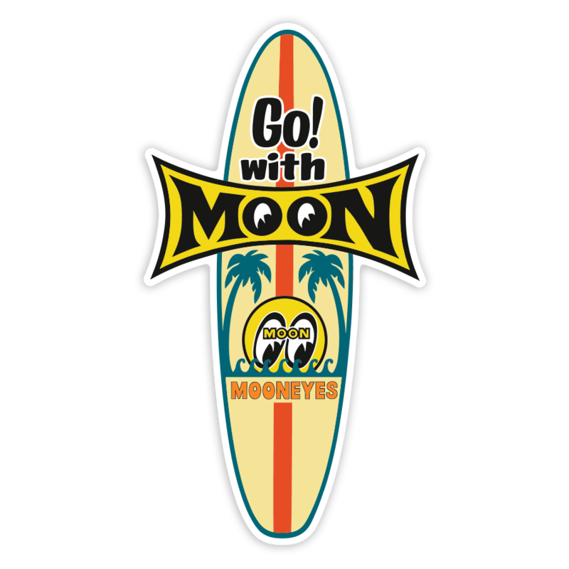 Adesivi per Auto e Moto: Go with Moon Mooneyes