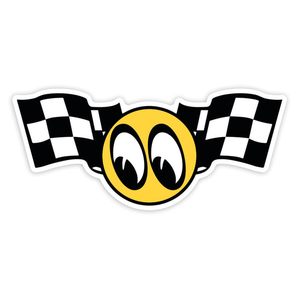 Adesivi per Auto e Moto: Mooneyes Racing Flags