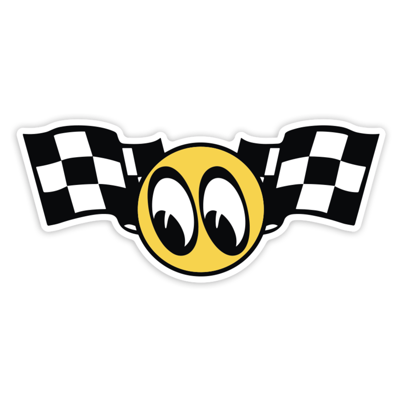 Adesivi per Auto e Moto: Mooneyes Racing Flags