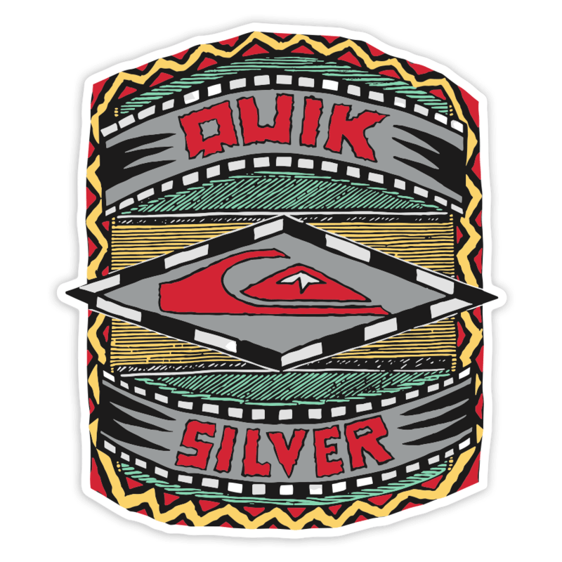 Adesivi per Auto e Moto: Quiksilver Tribal Retro
