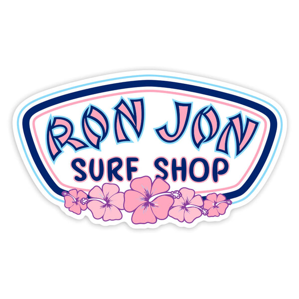 Adesivi per Auto e Moto: Ron Jon Surf Shop Hibiscus
