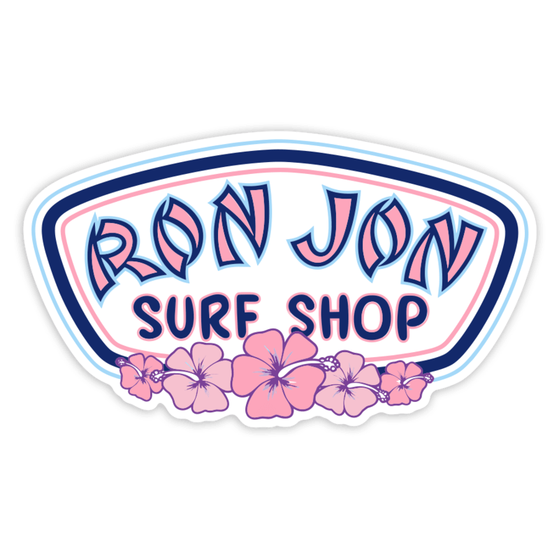 Adesivi per Auto e Moto: Ron Jon Surf Shop Hibiscus