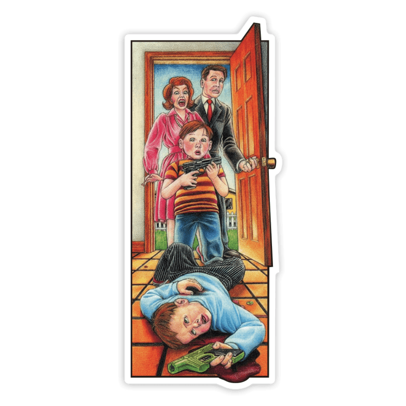 Adesivi per Auto e Moto: Blind Accidental Gun Death