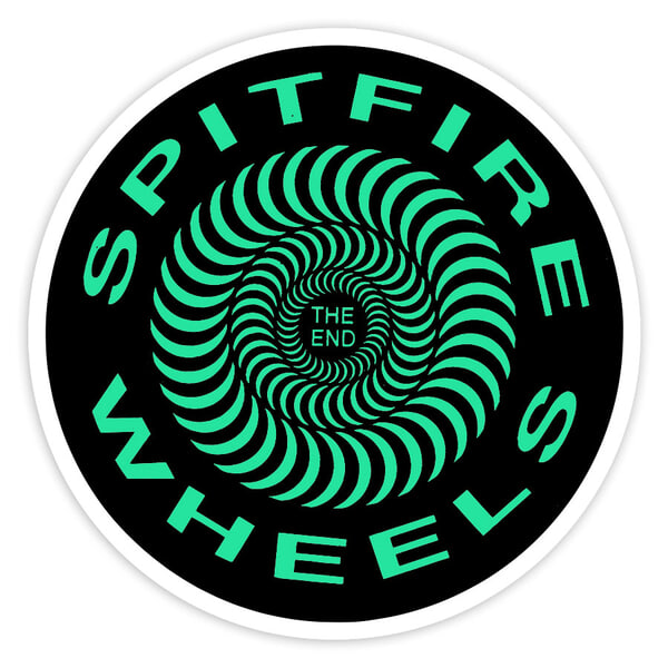 Adesivi per Auto e Moto: Spitfire Wheels Verde