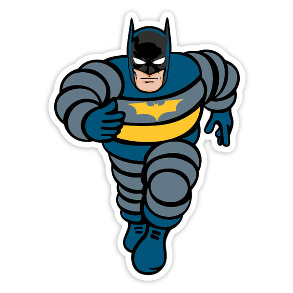 Adesivi per Auto e Moto: Batman Bibendum Michelin
