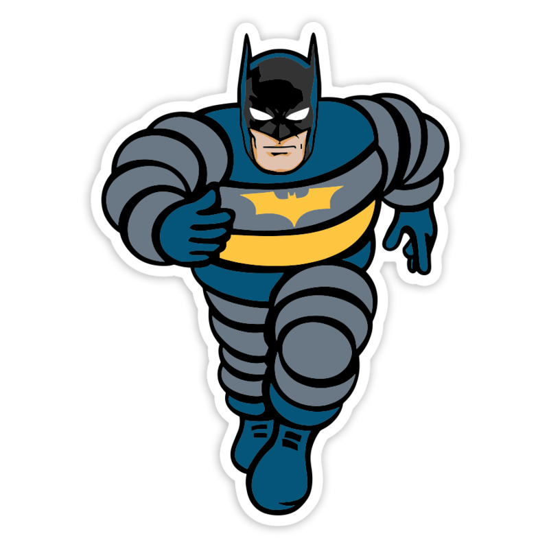 Adesivi per Auto e Moto: Batman Bibendum Michelin