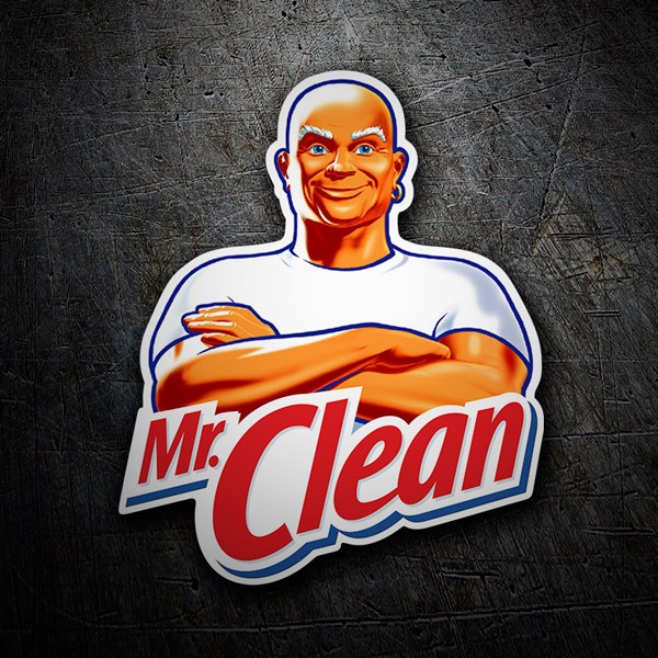 Adesivi per Auto e Moto: Mr. Clean