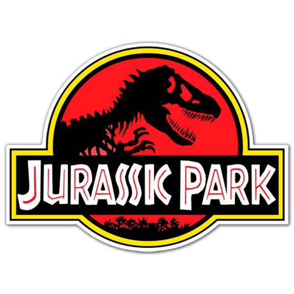 Adesivi per Auto e Moto: Jurassic Park Logo