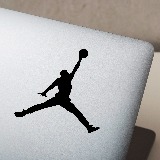 Adesivi per Auto e Moto: Silhouette Air Jordan (Nike) 2