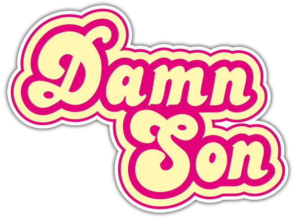 Adesivi per Auto e Moto: Damn Son
