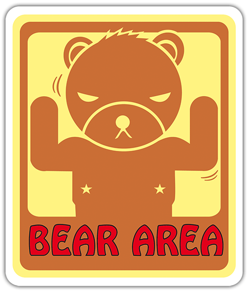 Adesivi per Auto e Moto: Bear Area