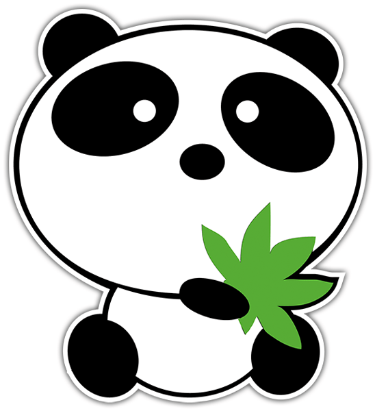 Adesivi per Auto e Moto: Orso Panda
