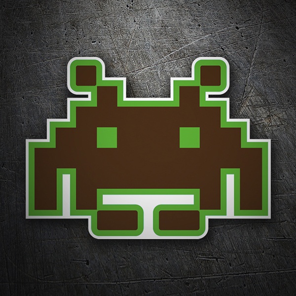 Adesivi per Auto e Moto: Space invaders 1
