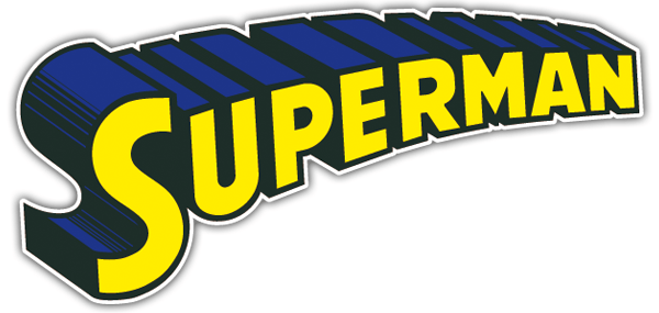 Adesivi per Auto e Moto: Logo Superman