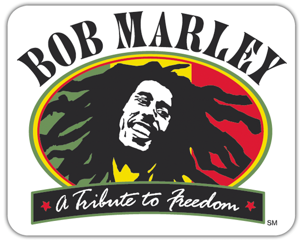 Adesivi per Auto e Moto: Bob Marley Freedom