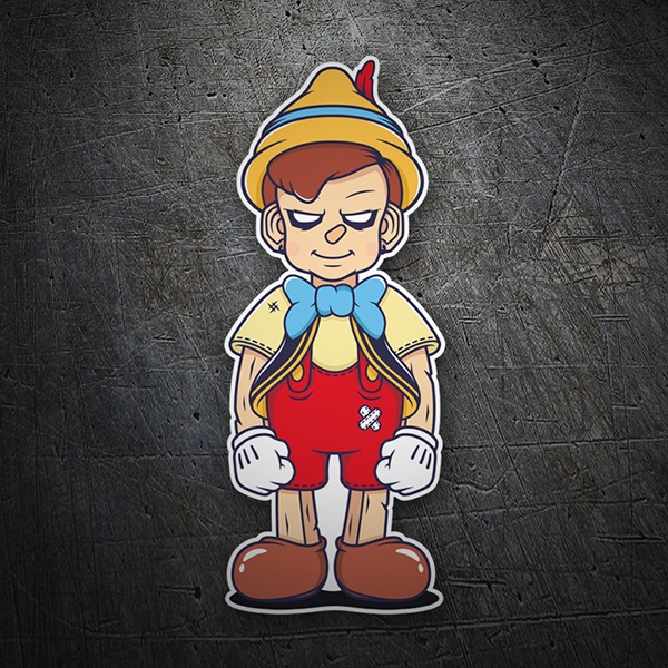 Adesivi per Auto e Moto: Pinocho Zombie