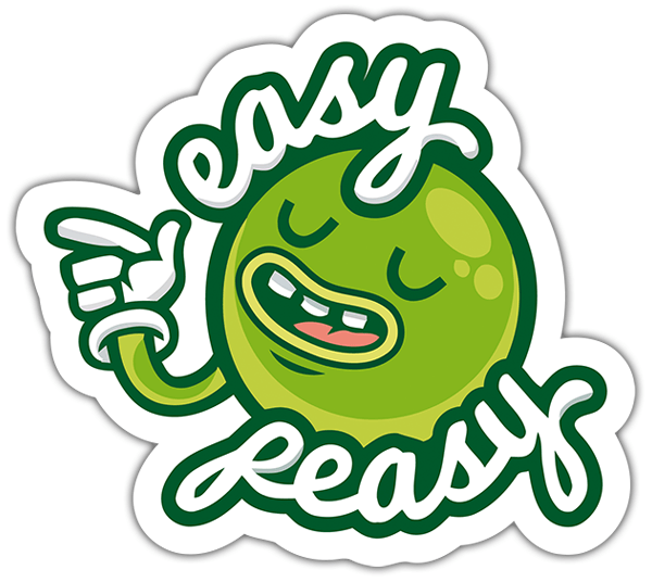 Adesivi per Auto e Moto: Easy peasy