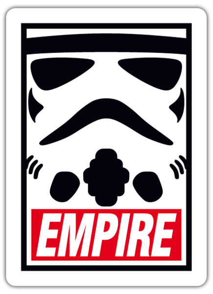 Adesivi per Auto e Moto: Obey Empire (Star Wars)