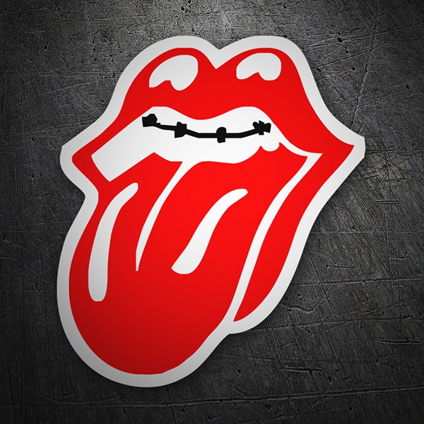 Adesivi per Auto e Moto: Rolling Stones Bocca