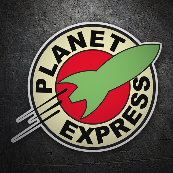 Adesivi per Auto e Moto: Futurama Planet express