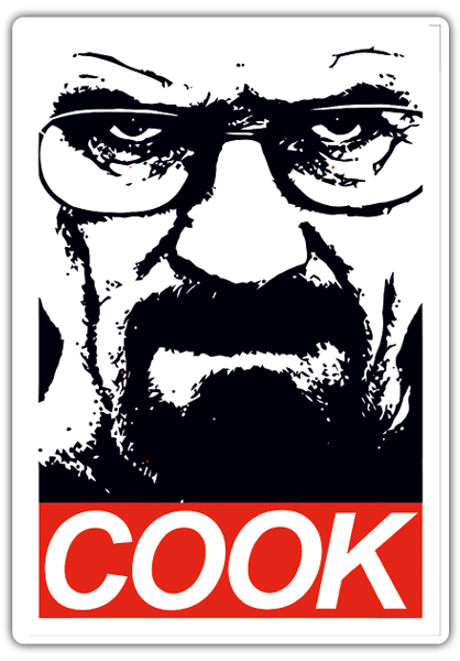 Adesivi per Auto e Moto: Breaking Bad Cook