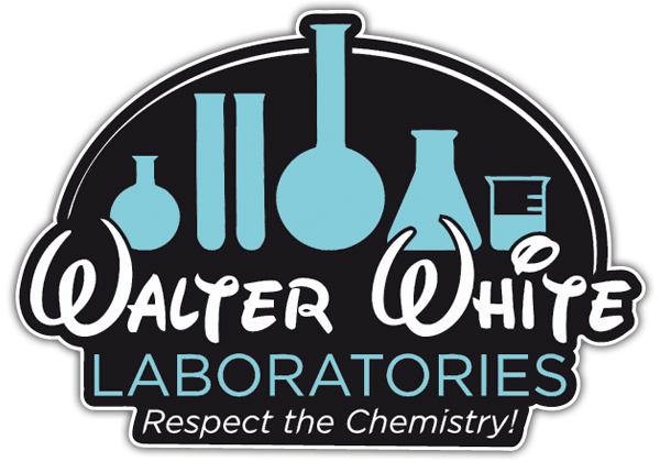 Adesivi per Auto e Moto: Breaking Bad Walter Disney Laboratories