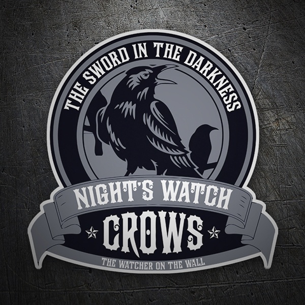 Adesivi per Auto e Moto: Nights Watch Crows