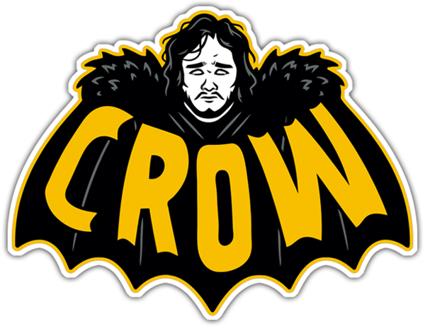 Adesivi per Auto e Moto: Crow Throne Game