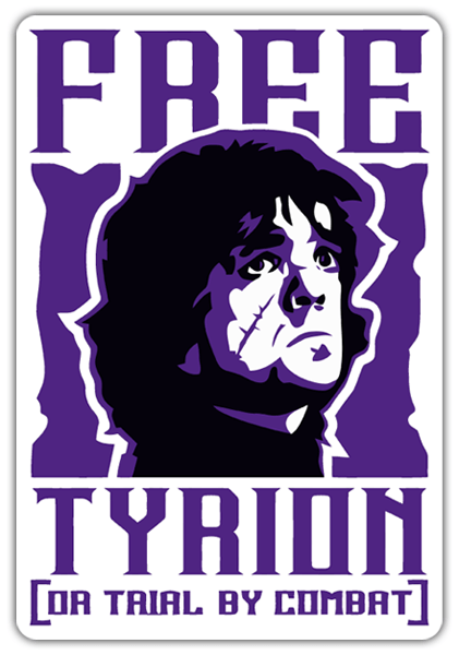 Adesivi per Auto e Moto: Game of Thrones Free Tyrion