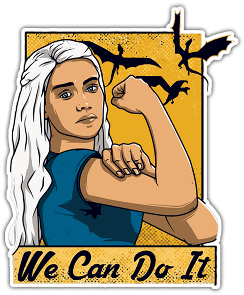 Adesivi per Auto e Moto: Game of Thrones We Can Do It