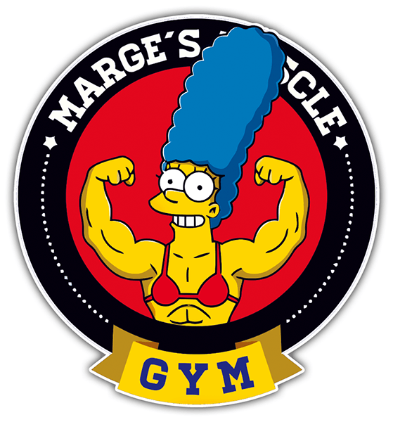 Adesivi per Auto e Moto: Marge Muscle