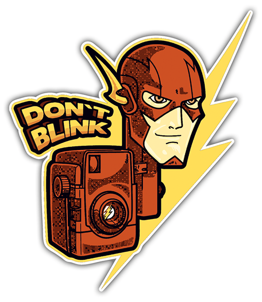 Adesivi per Auto e Moto: Flash Don't Blink