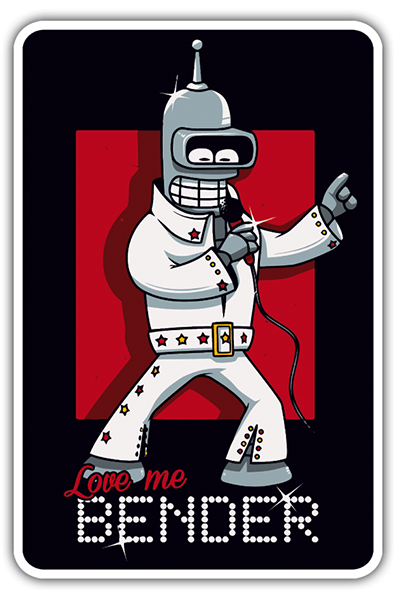 Adesivi per Auto e Moto: Love me Bender