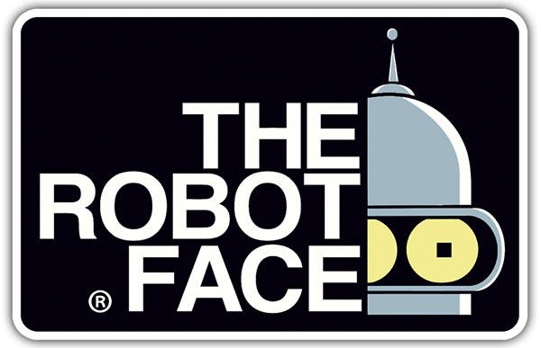 Adesivi per Auto e Moto: The Robot Face