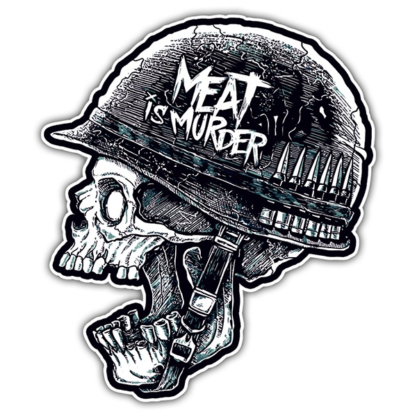 Adesivi per Auto e Moto: Meat is Murder