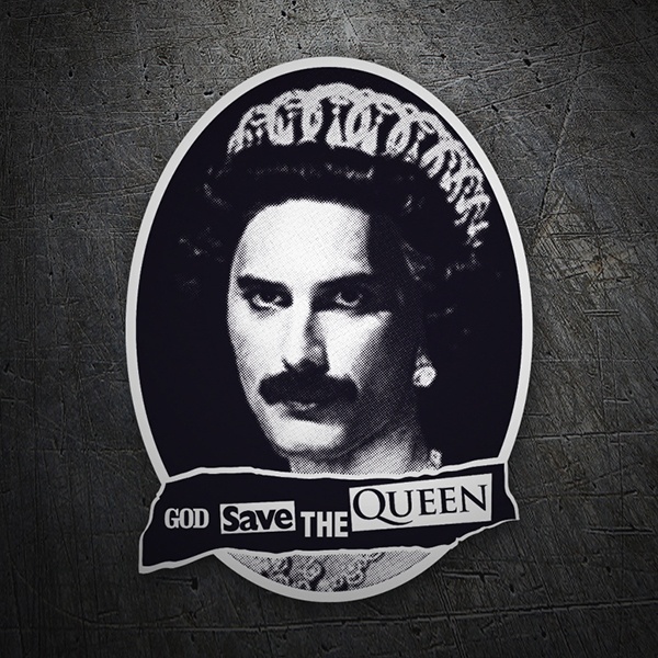 Adesivi per Auto e Moto: God save the Queen