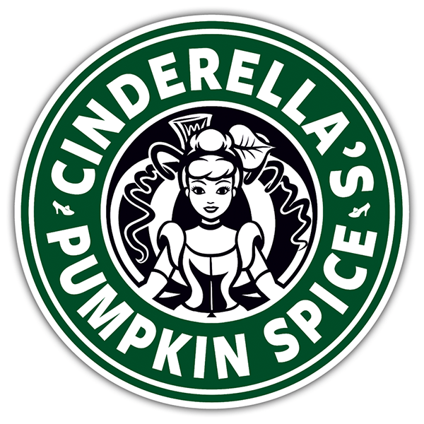 Adesivi per Auto e Moto: Cinderella Pumpkin Spice